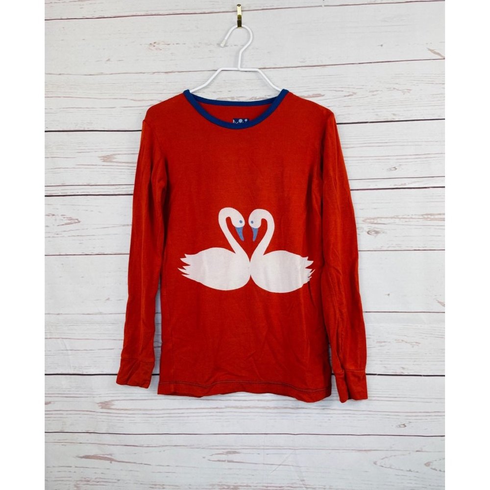 KicKee Pants Kids Swan Pajama Shirt 8